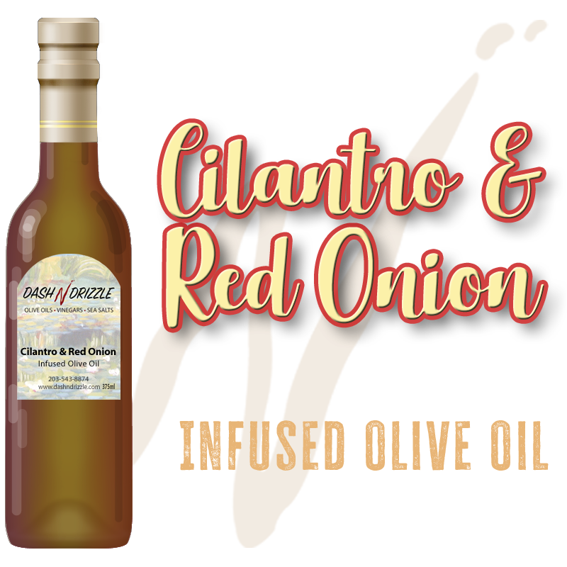 Cilantro & Red Onion Infused Olive Oil image 0