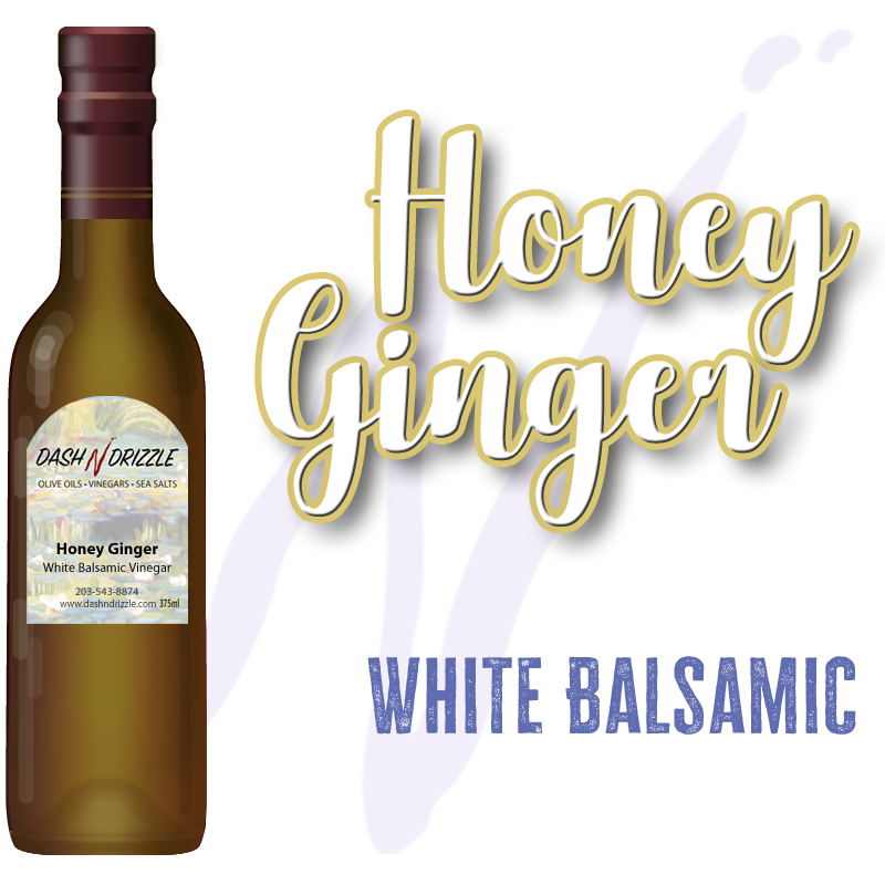 Honey Ginger White Balsamic Vinegar Dash ’n Drizzle